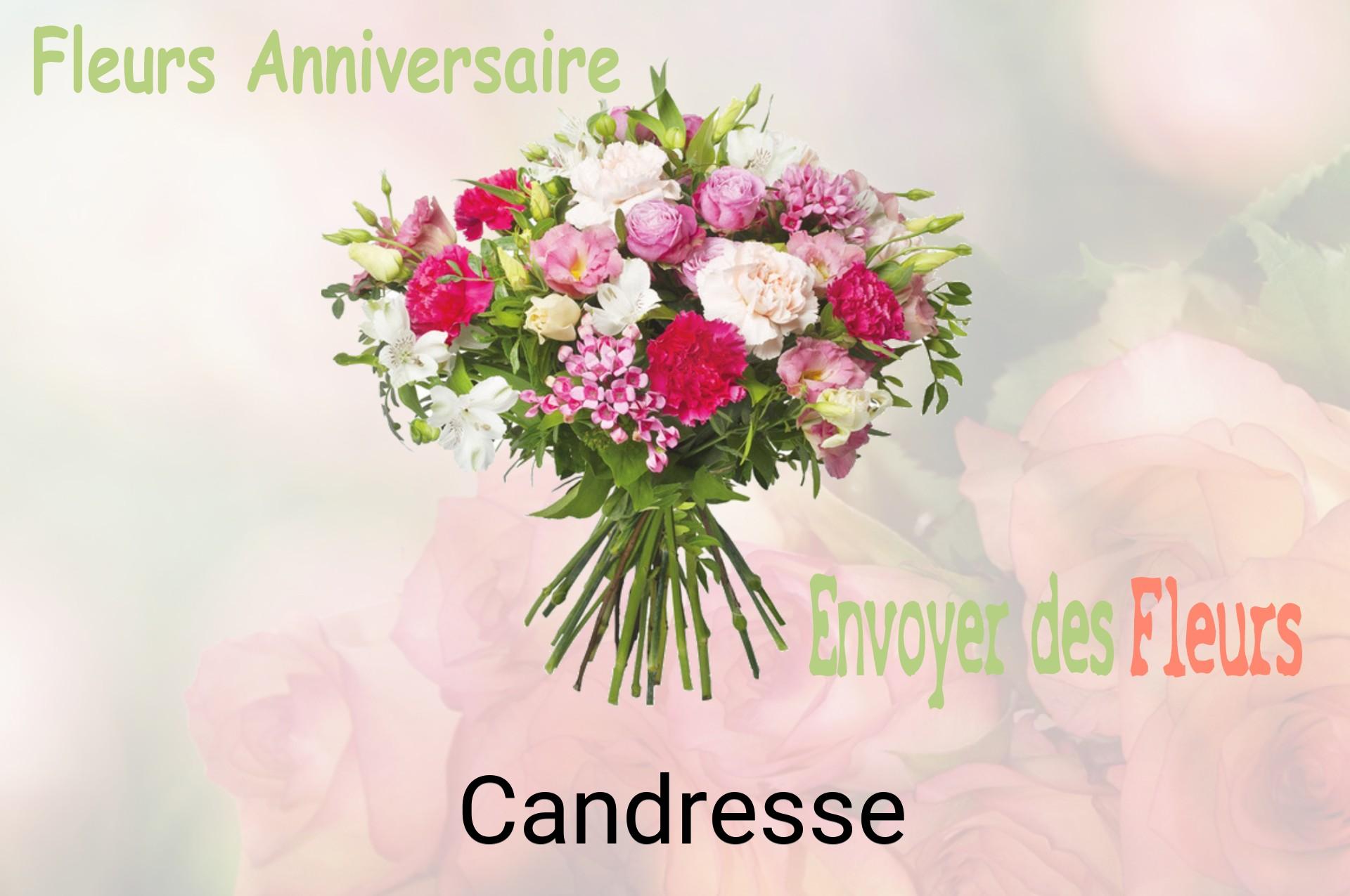 Bouquet de fleurs d’anniversaire livré à Candresse